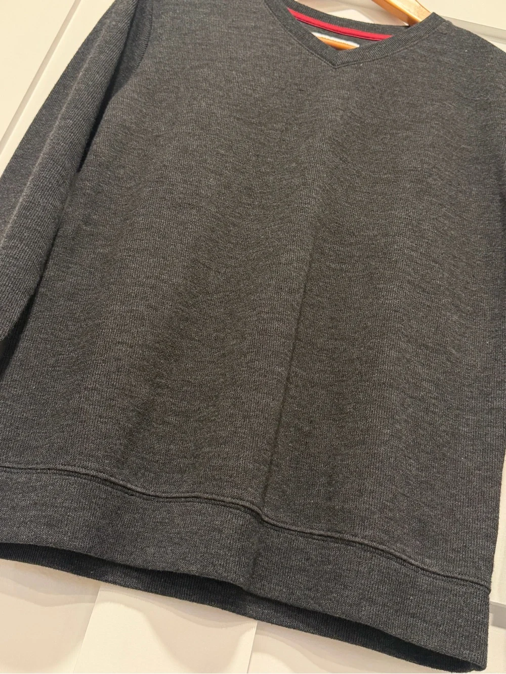 Old Navy Boys Charcoal V-Neck Sweater
